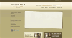 Desktop Screenshot of antiquebrickwarehouse.com